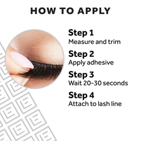 Eylure storage case and vegan adhesive to extend lash life