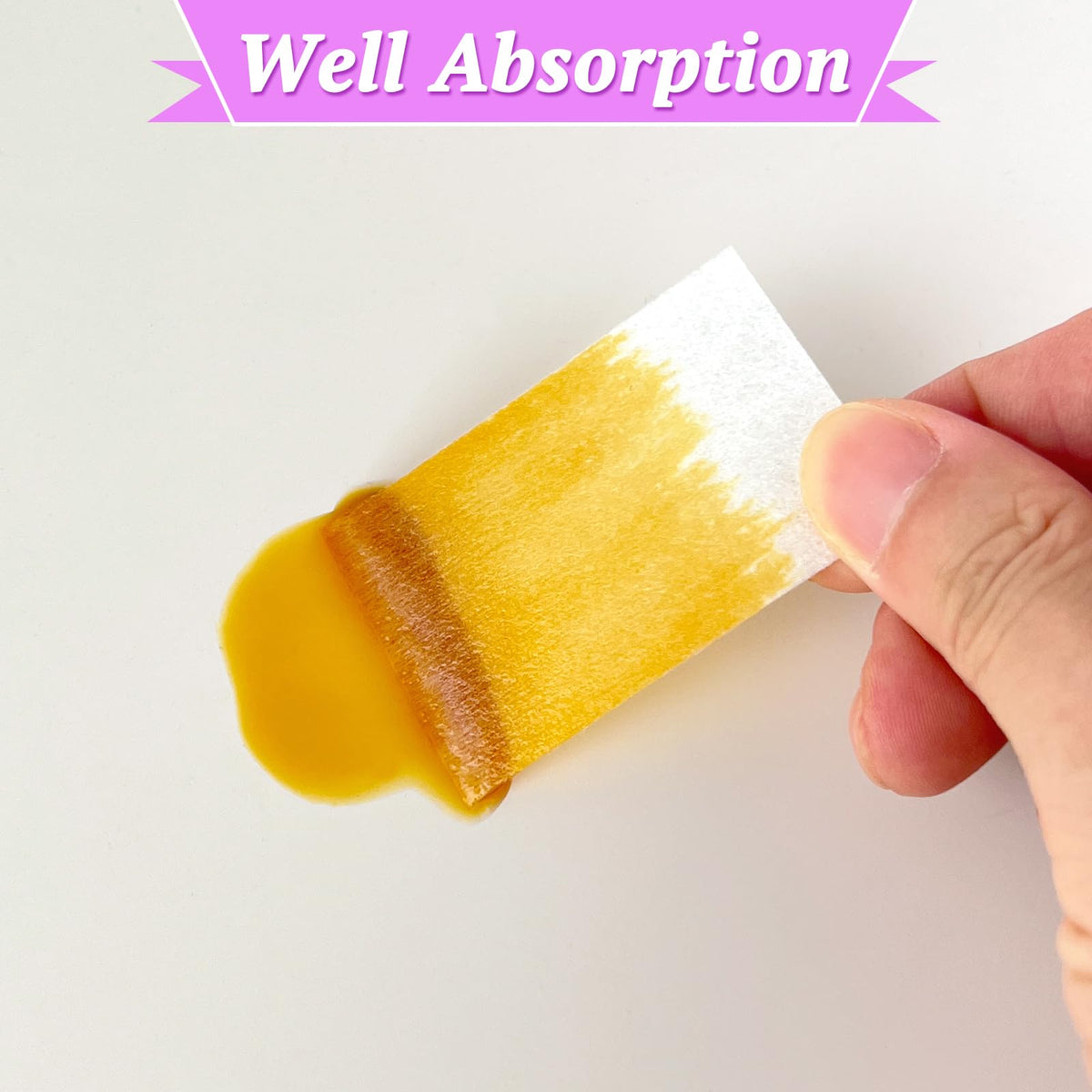 eyxformula pads held in hand showing scale and absorbency benefit