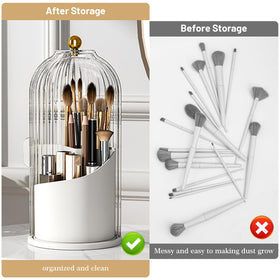 Ezebesta brushes arranged inside holder for tidy storage and easy selection