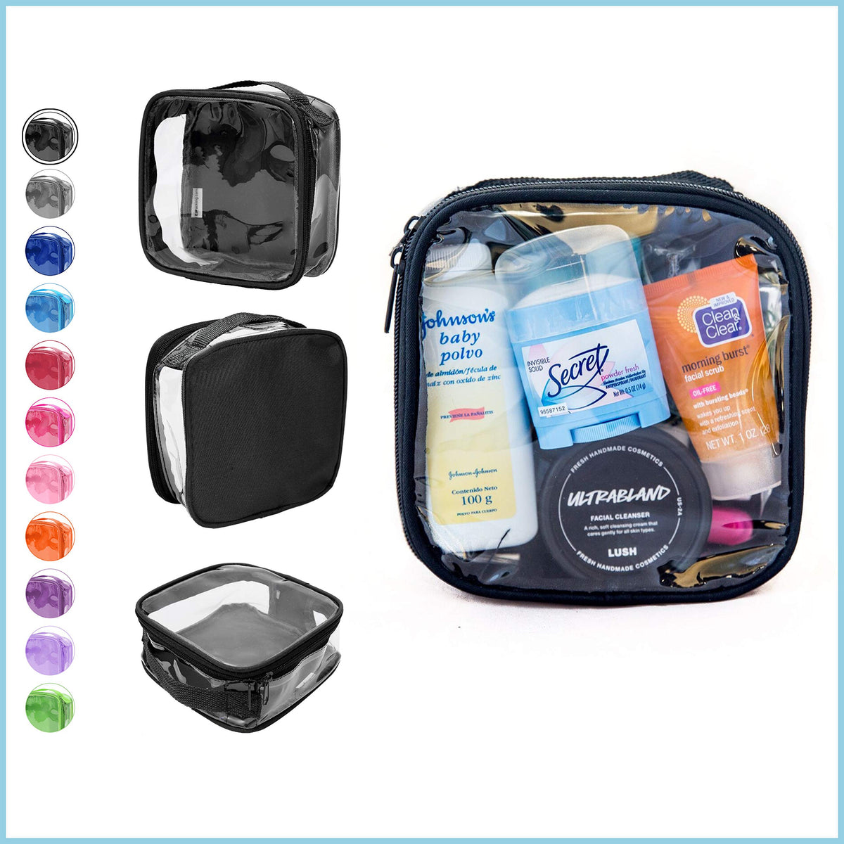 EzPacking zipper and reinforced stitching close-up highlighting durable construction and long-lasting use