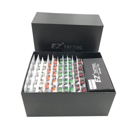 EZTAT2 front packaging showing mixed 100pcs assortment and benefits
