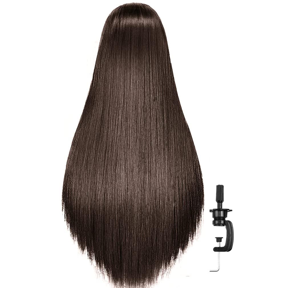 FABA close-up of hair texture highlighting smooth synthetic fibers and easy detangling