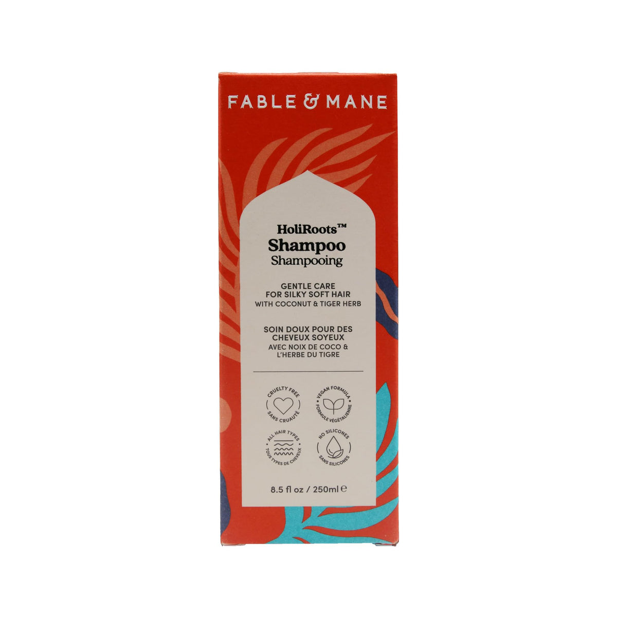 Shipment-ready Fable & Mane packaging box showing eco-friendly presentation