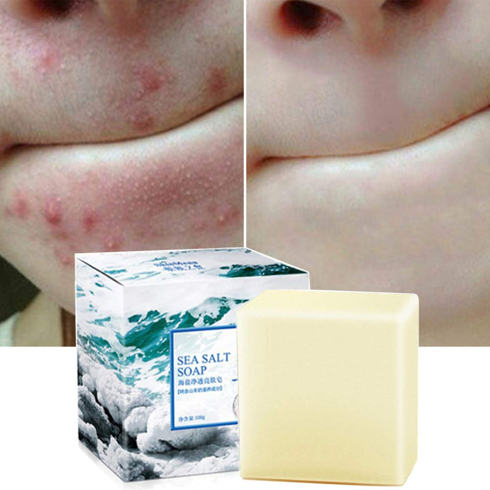 Fabussa front packaging showing sea salt and goat's milk benefits