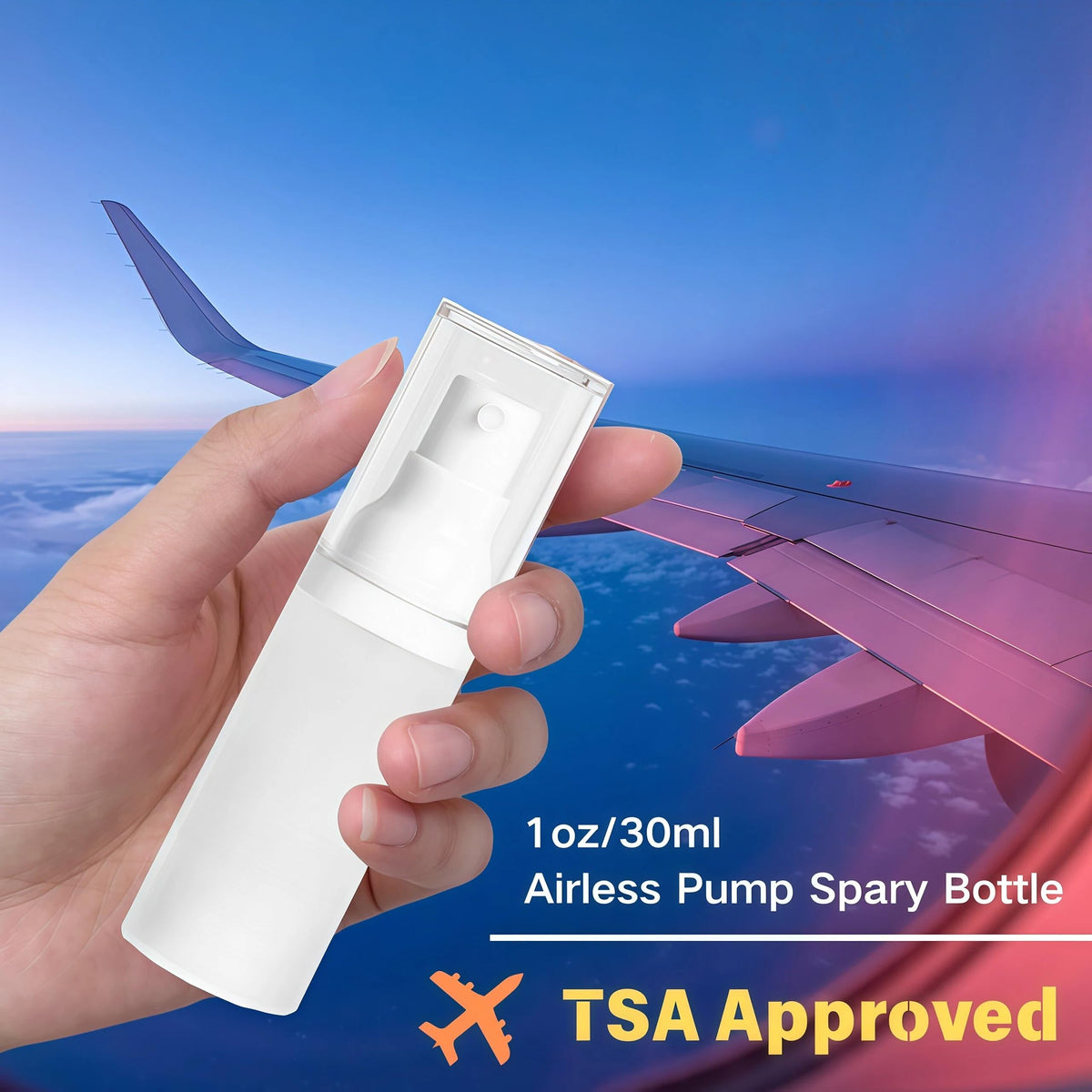 FaceBucks bottle beside a credit card showing 1oz/30ml compact travel size