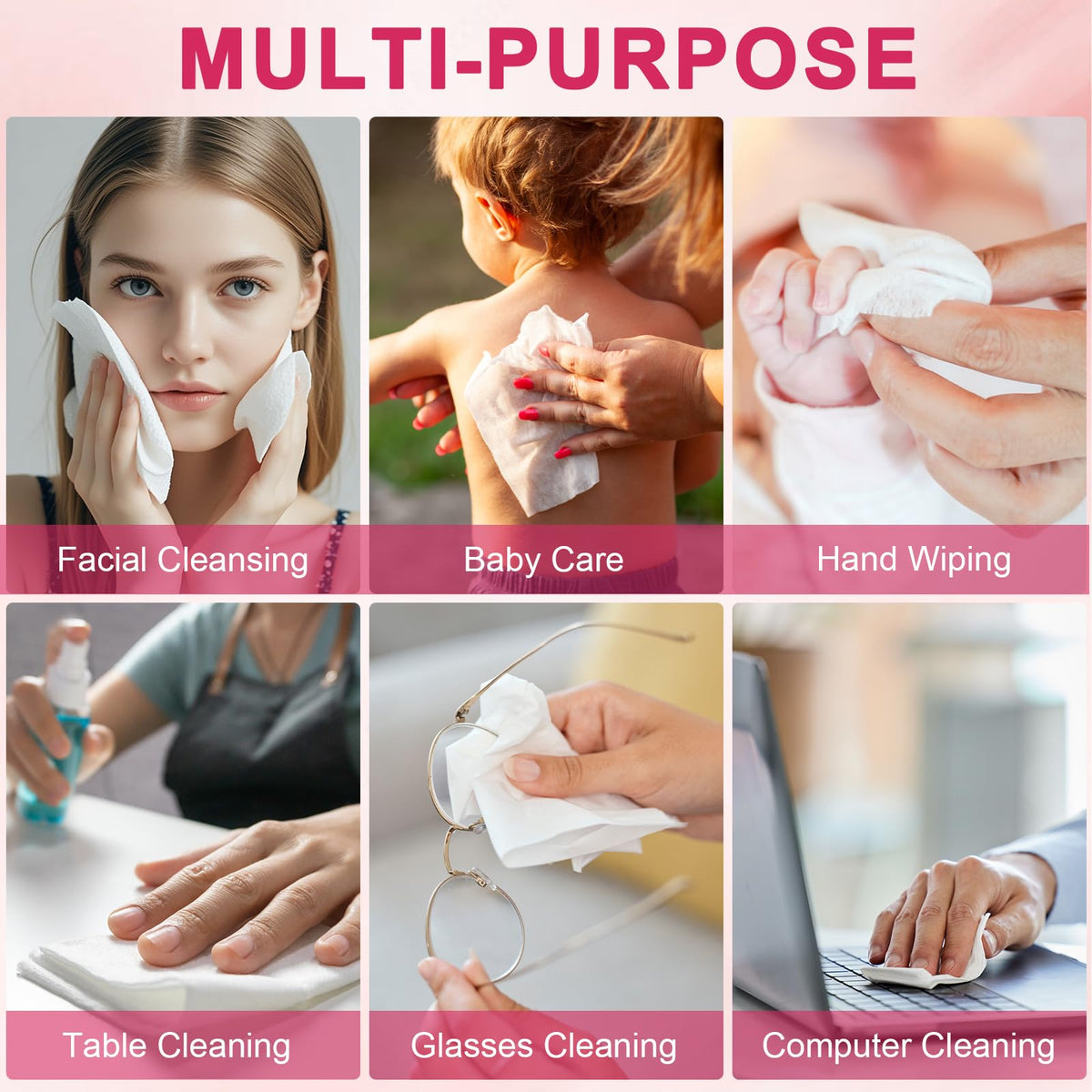 FACEMADE towel at salon sink illustrating hygienic single-use benefits