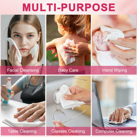 FACEMADE towel at salon sink illustrating hygienic single-use benefits