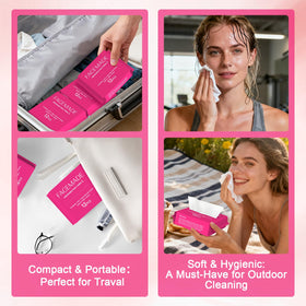 FACEMADE single towel flat lay highlighting size and soft texture
