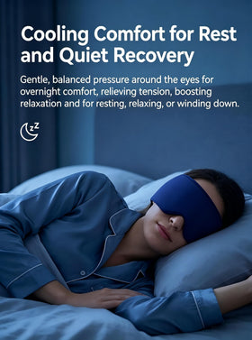FACEMOON on bedroom pillow for nighttime relaxation and reduced light