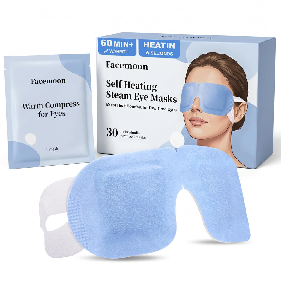 FACEMOON front packaging showing 30-pack for travel convenience