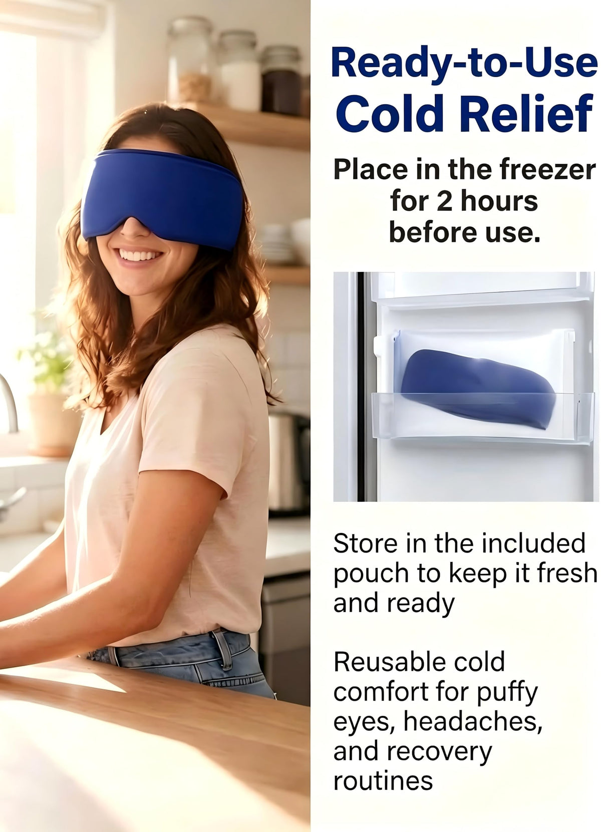 FACEMOON in freezer before use for quick, effective chill preparation