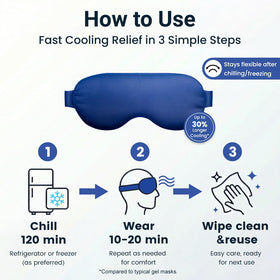 FACEMOON mask in refrigerator ready for fast cooling therapy benefit