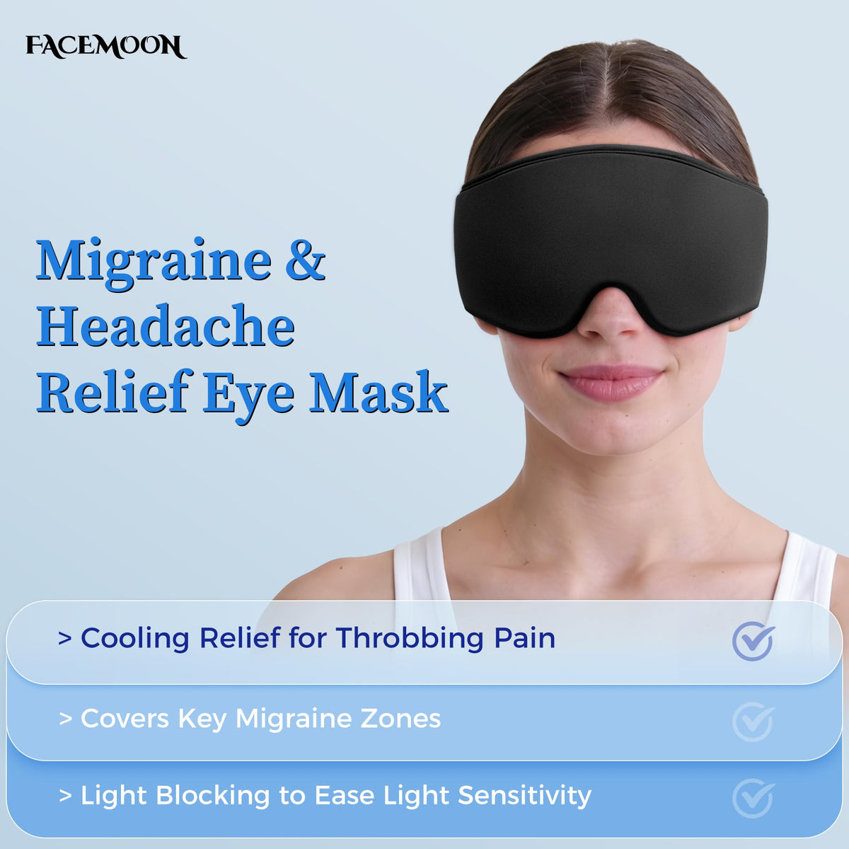FACEMOON label indicating FSA HSA eligible convenience