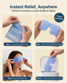 FACEMOON lifestyle bedtime setting with mask on pillow to highlight relaxation
