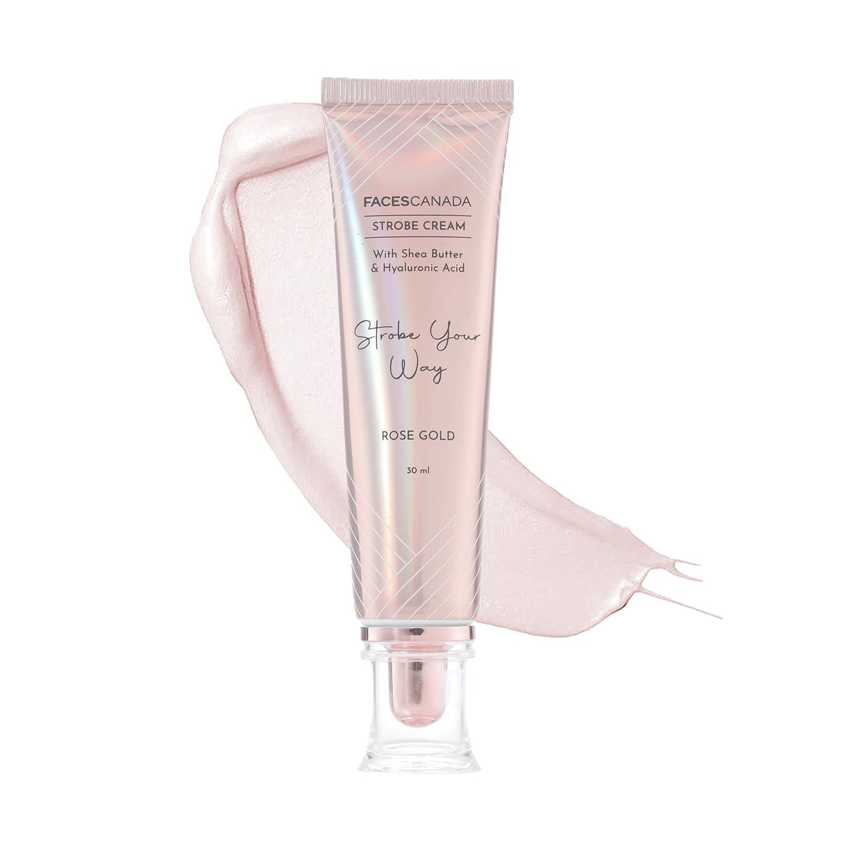 FACESCANADA front packaging showing rose gold strobe cream and product name