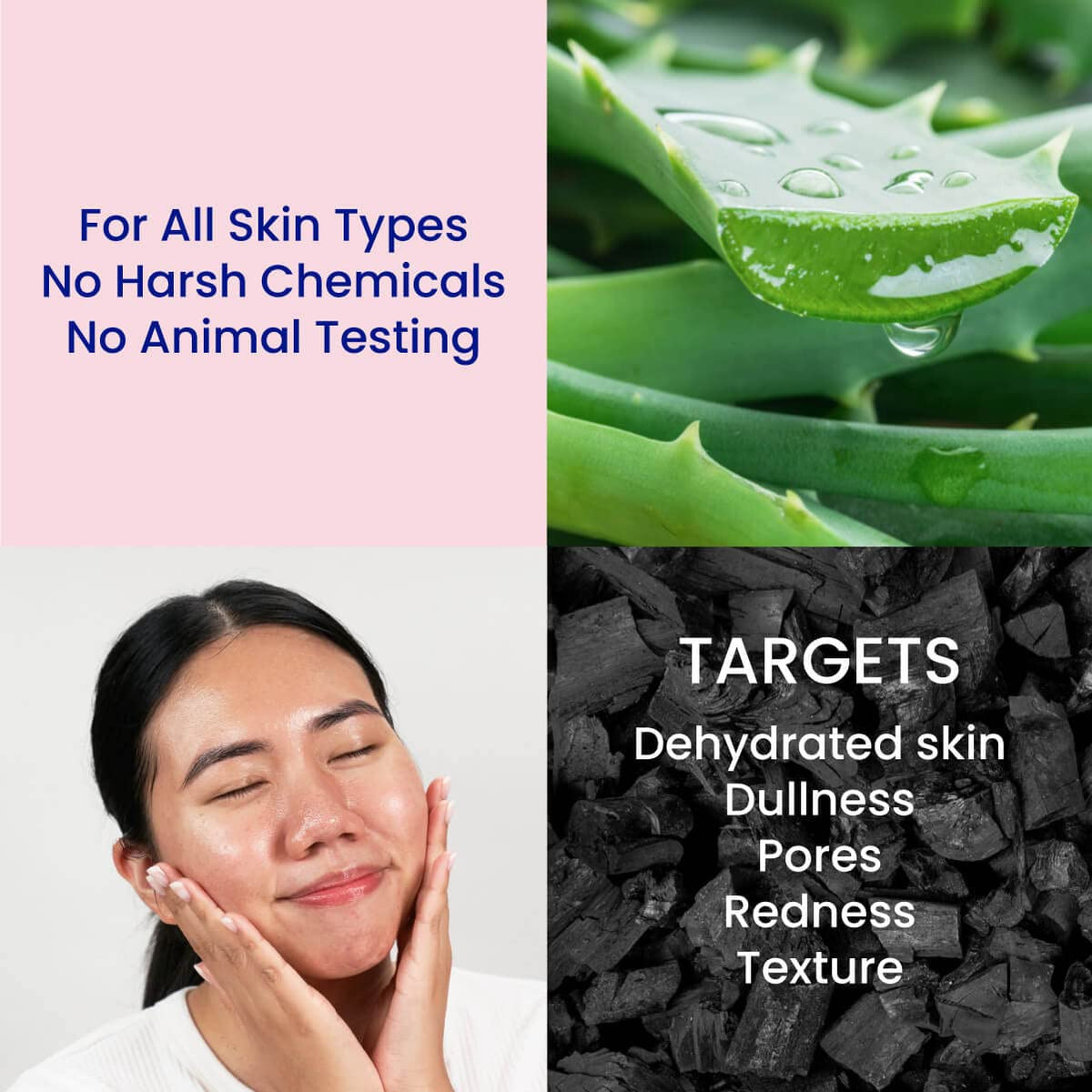 FACETORY seven individual sheet masks fanned to show variety and options