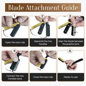 FACON open blade dispense box displaying organized blades for safe replacement