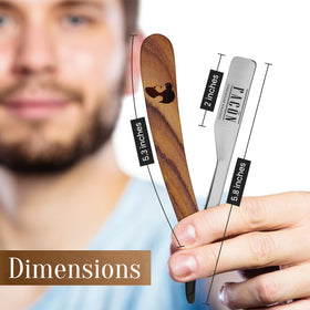 FACON lifestyle bathroom scene showing elegant razor kit for daily grooming routines