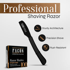FACON handle close-up highlighting ergonomic grip for better control