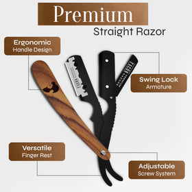 FACON razor creating lather during shave demonstrating smooth glide benefit