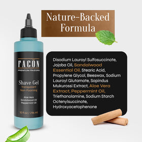FACON size comparison with hand to show 10 fl oz capacity and travel practicality
