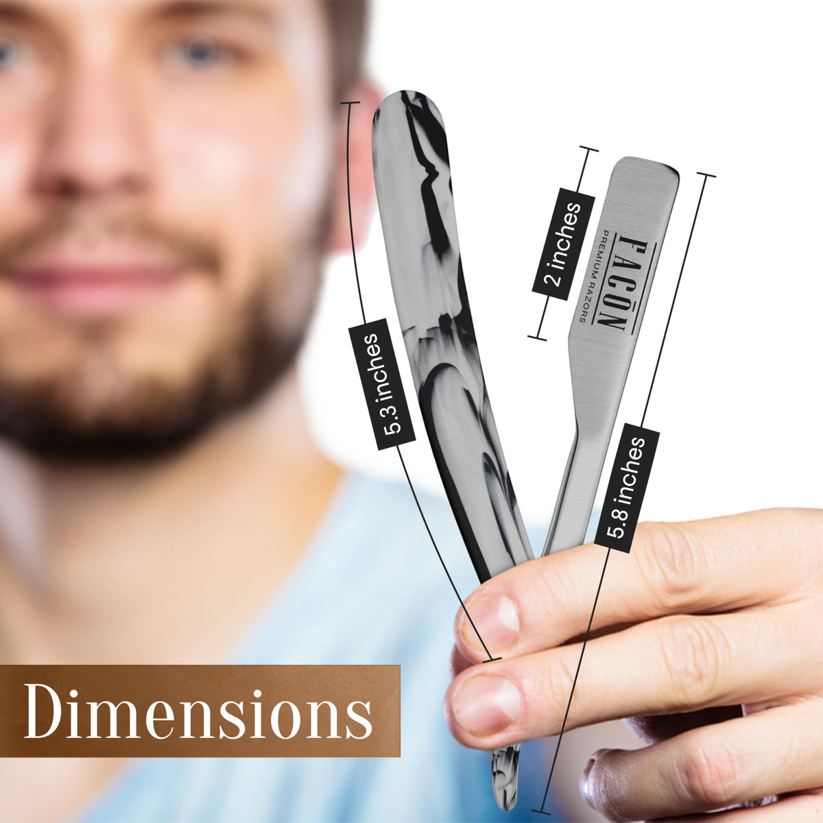 FACON polished stainless steel finish highlighting corrosion resistance benefit