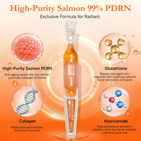 FaczUryn ampoule open application pressing serum onto clean skin