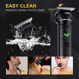 FADEKING foil shaver detail demonstrating close finish benefit: smooth shaving