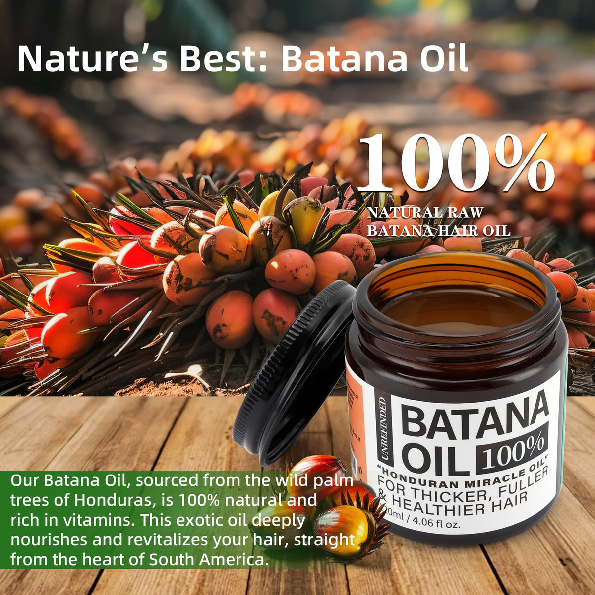Spoon pouring Fadelo Batana oil showing rich texture and smooth consistency for deep conditioning