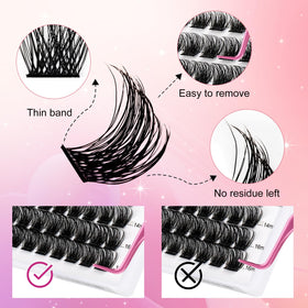 FADLASH band close-up detail showing thin flat base for discreet comfortable wear