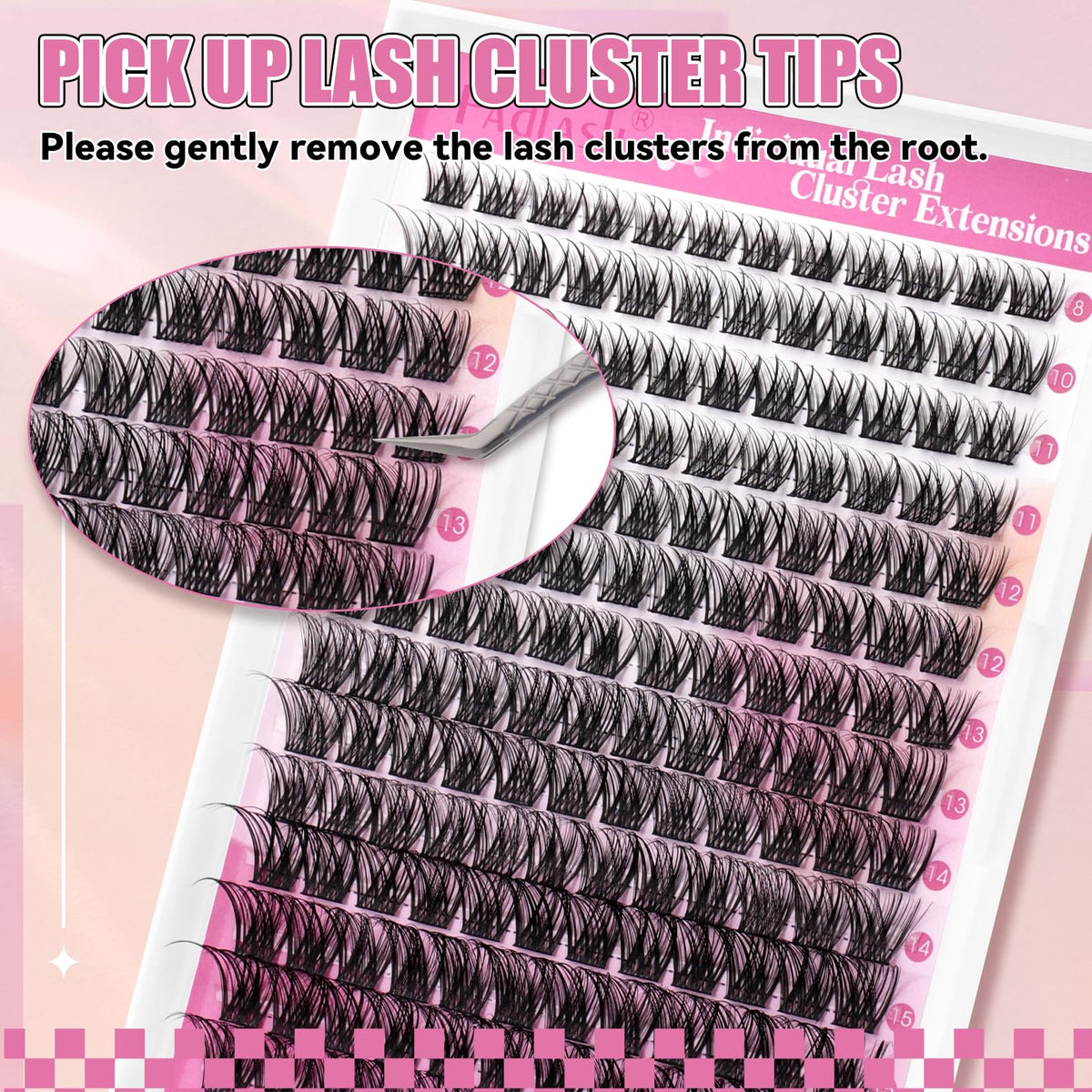 FADLASH cleaned clusters stored in case showing reusable, durable maintenance