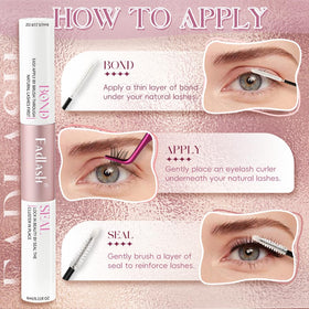 FADLASH clear sealant brush texture for even protective coating benefit