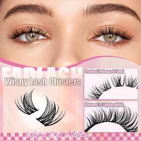 FADLASH close-up of D curl fibers highlighting soft texture and natural blending