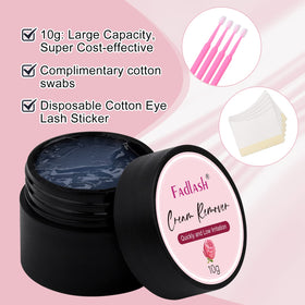 FADLASH cream texture closeup highlighting smooth consistency for precise, drip‑free application