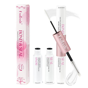 FADLASH front packaging showing dual-action bond and seal, convenient storage