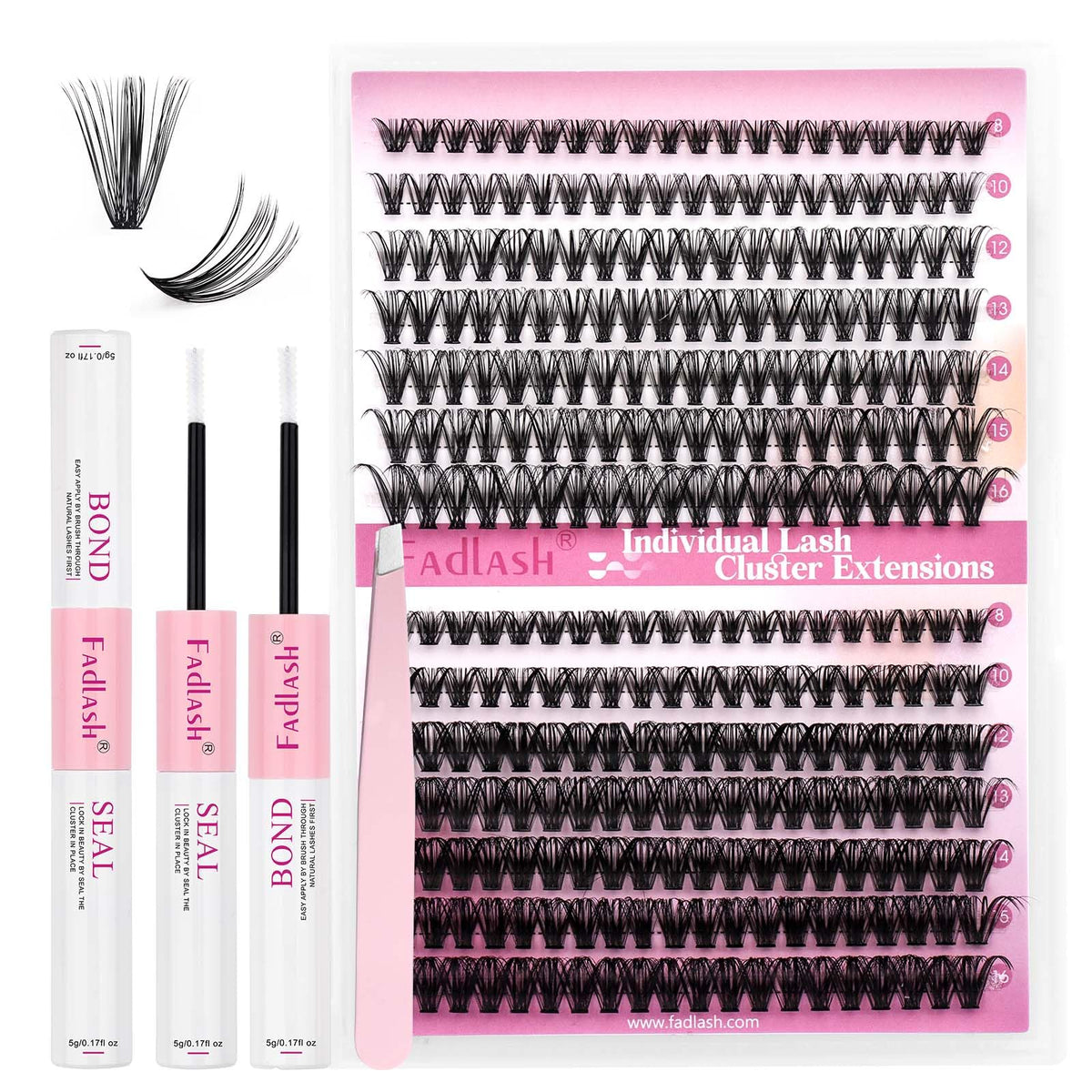FADLASH front packaging showing kit contents and benefits