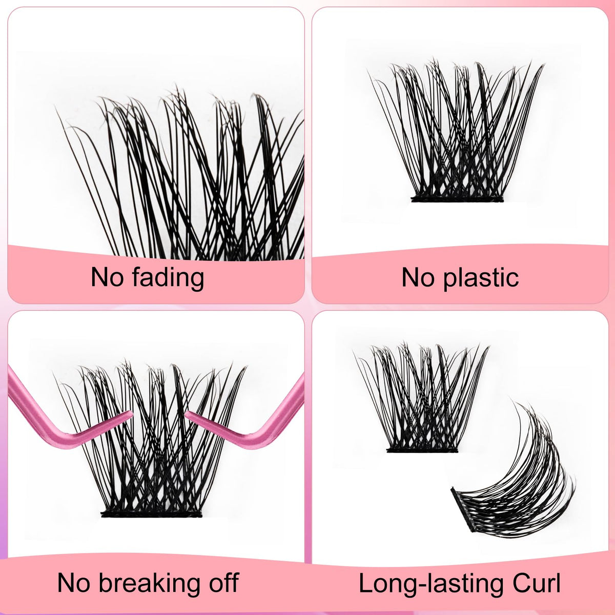 FADLASH length comparison with ruler illustrating 8–16mm options for tailored looks