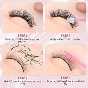 FADLASH in a salon setting used by a technician for efficient, professional lash removal