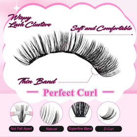 FADLASH close-up of a single D-curl cluster highlighting soft fibers and natural finish