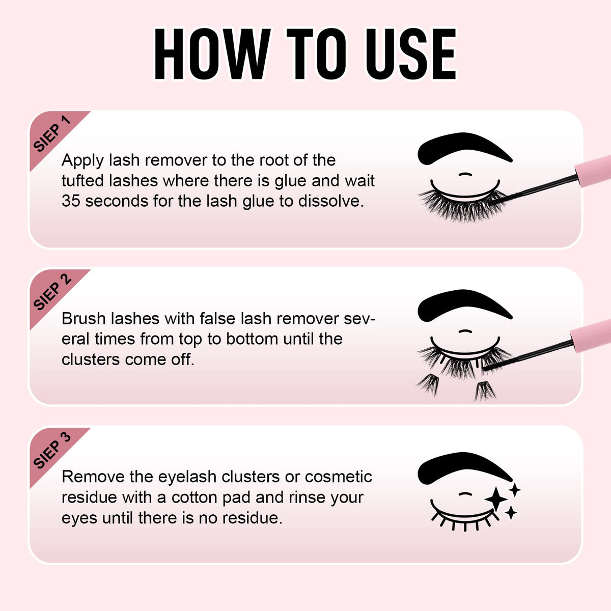 FADLASH tube beside makeup items showing compact size for travel