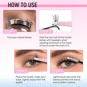 FADLASH cluster held between fingers for scale benefit: lightweight and compact