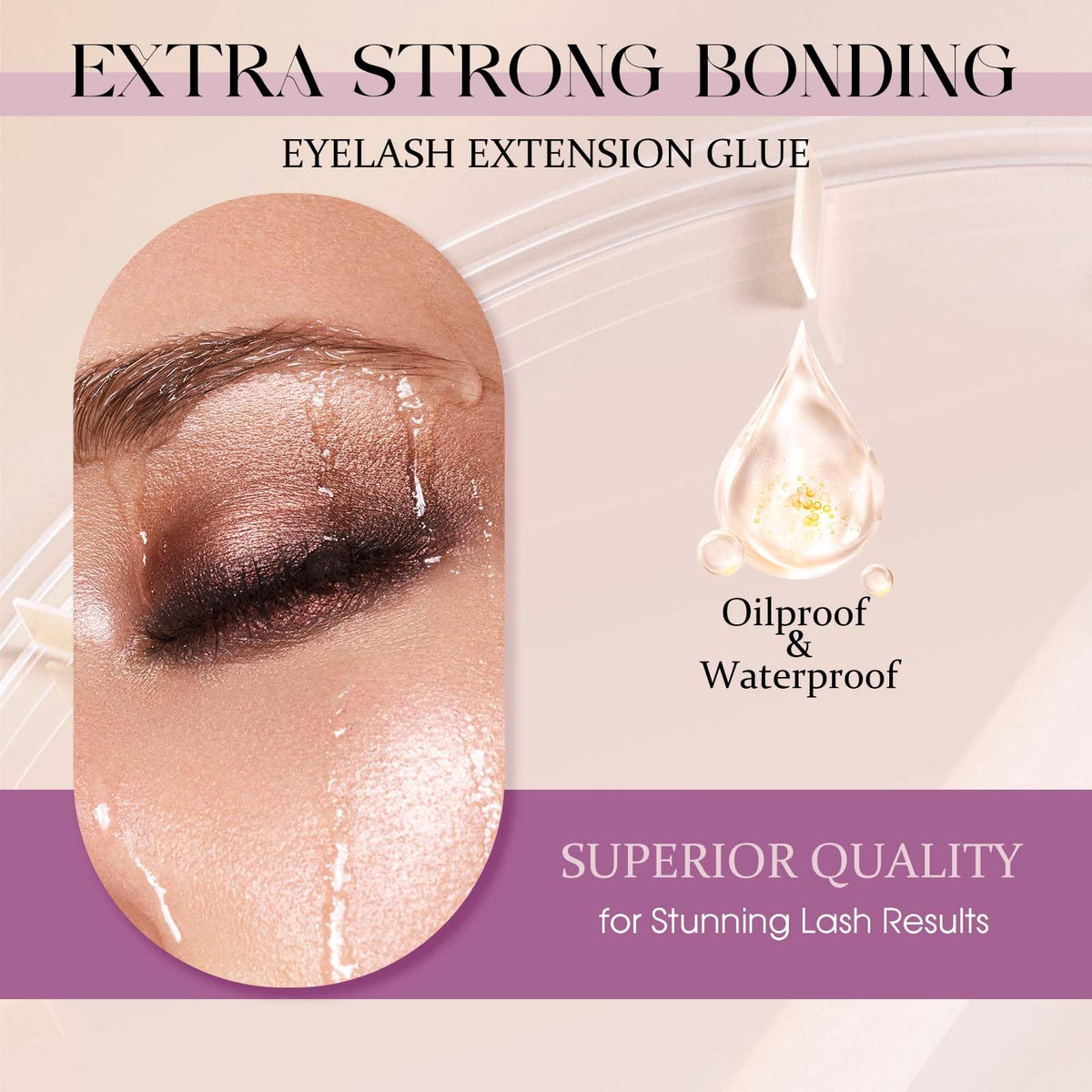 FADLASH next to ruler showing 5ml size for salon supply planning