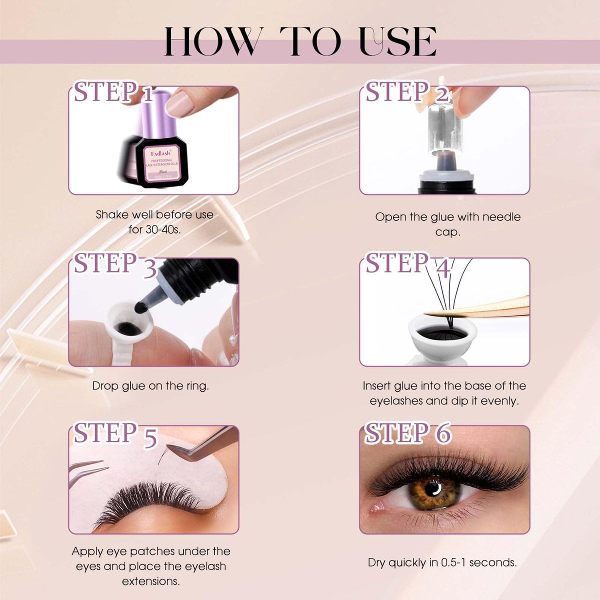 FADLASH waterproof demonstration showing resistance to moisture