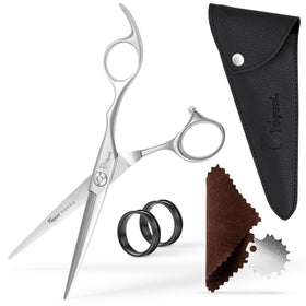 Fagaci front view of 6" shears showing sleek finish and precision