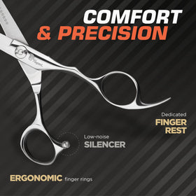 Fagaci shears in salon setting illustrating professional styling use