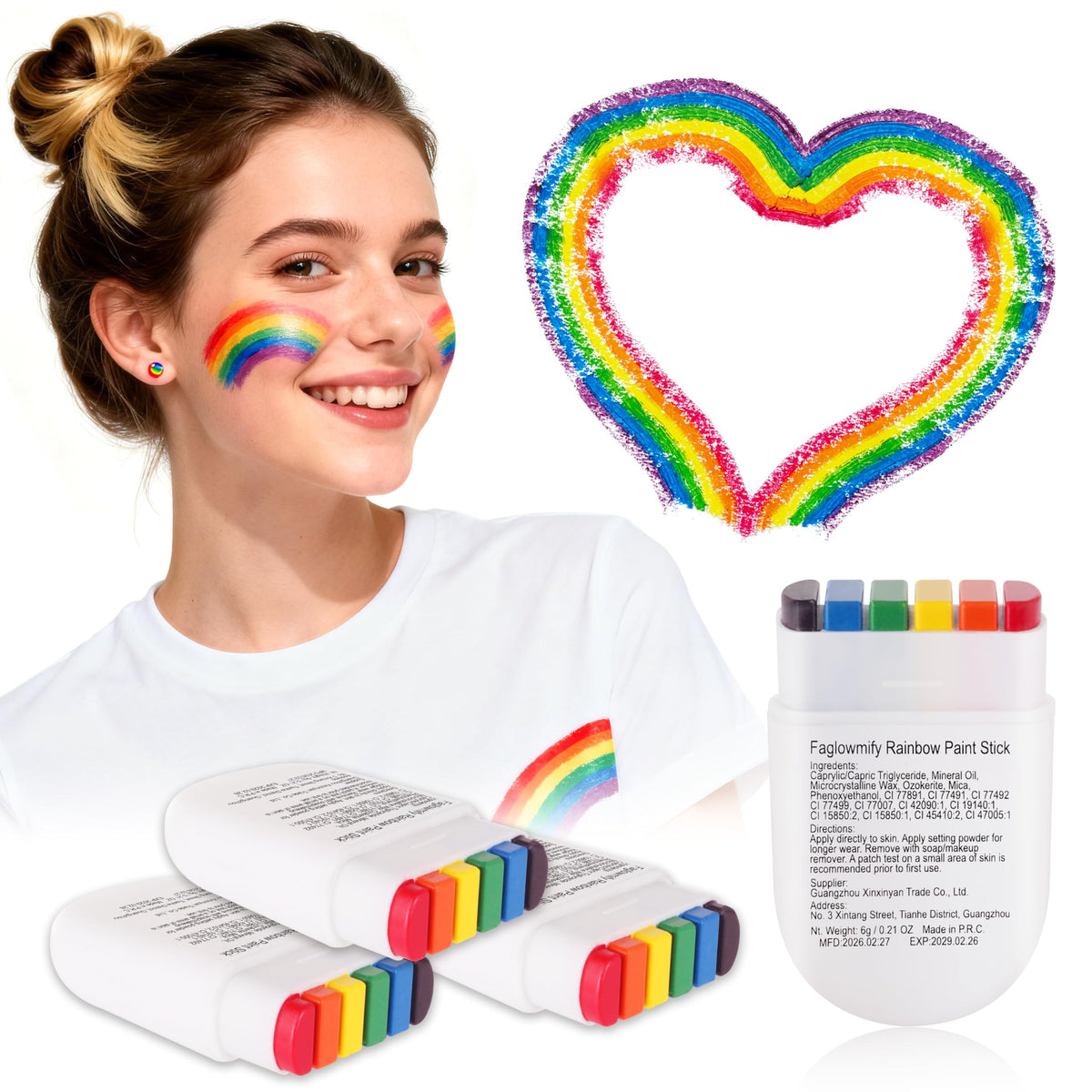 faglowmify front packaging showing four sticks and bright colors for easy group use