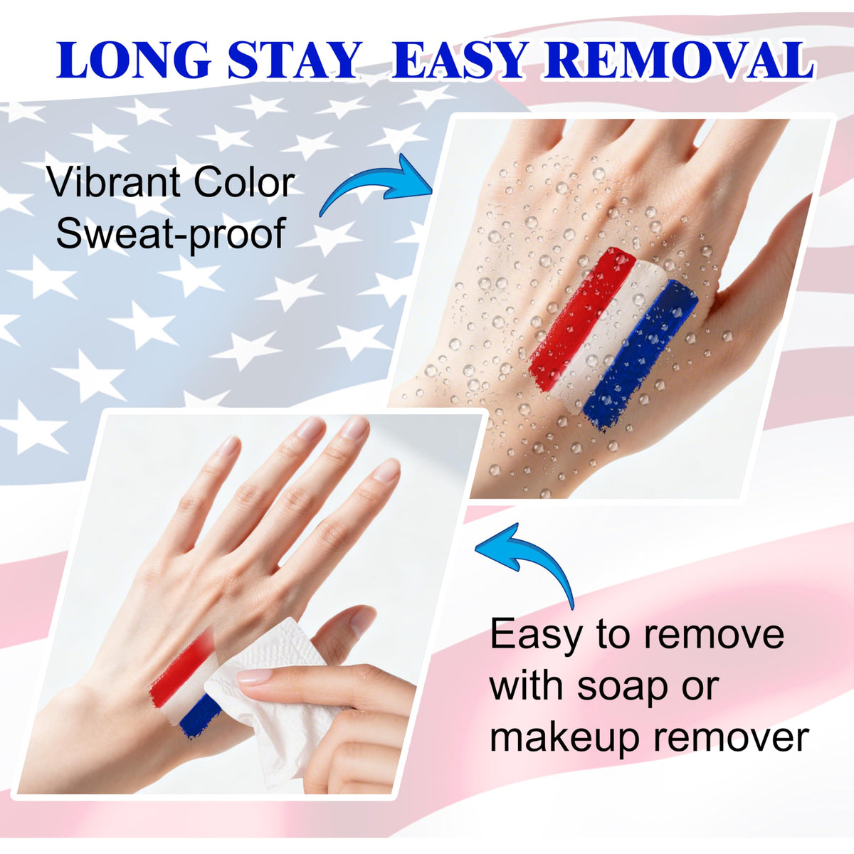 faglowmify sweat resistance demo outdoors maintaining vivid stripes during activity
