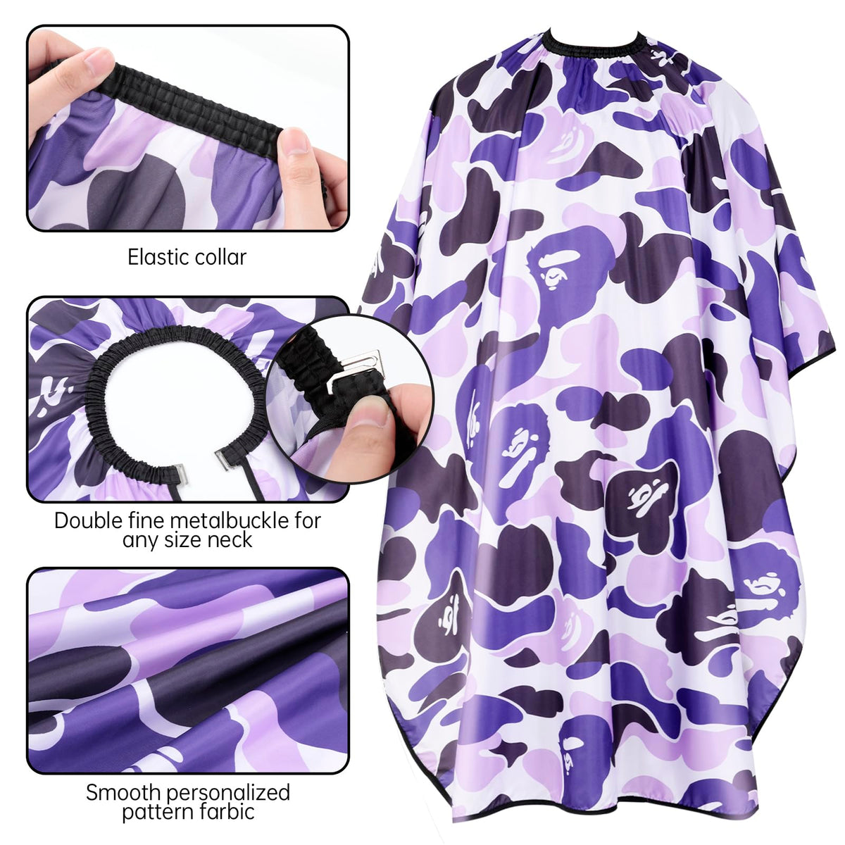 FaHaner adjustable snap neckline detail ensuring secure comfortable fit