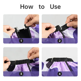 FaHaner sewn-in hanging loop detail for easy storage between uses