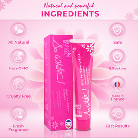 FAIR & WHITE product on bathroom vanity suggesting daily skincare routine